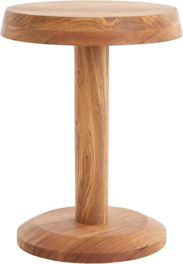 Light & Living Bijzettafel Nalagu Mangohout 35cm Bruin