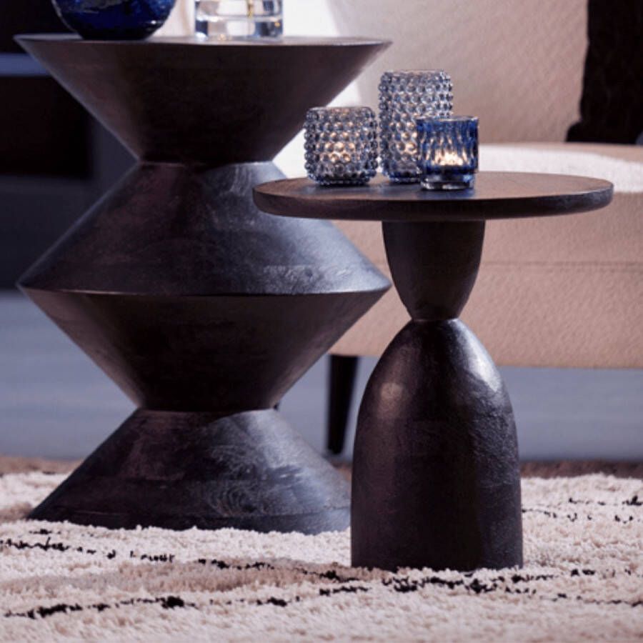Light & Living Side table 40x50 cm TORIR mango wood matt black