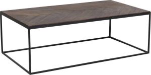 Light & Living Chisa Salontafel Hout Bruin Zwart 120x65x40 cm