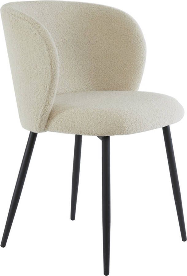 Light & Living Light&living Eetkamerstoel 56x55x79 cm ELYNA teddy licht beige-mat... - Foto 2