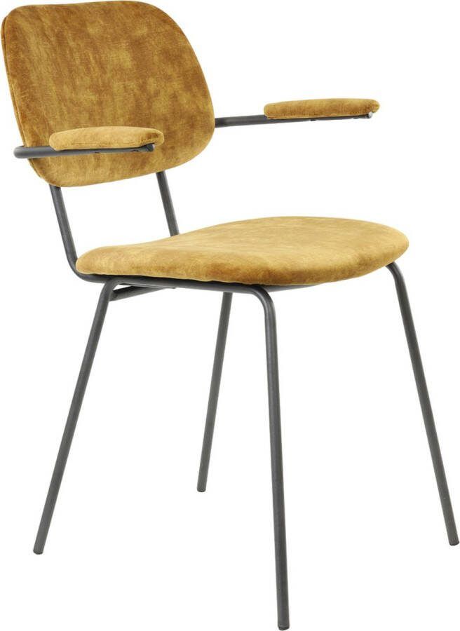 Eleonora Ronde Salontafel Leia Eikenhout Set van 2 stuks Beige