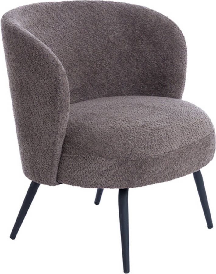 Light & Living Light&living Stoel 67x68x72 cm DIEYDA bruin-zwart