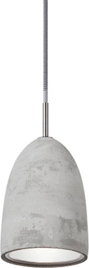 Light & Living Hanglamp grijs HANNOVER E14 Ø14 cm beton+reflector
