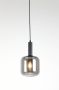 Light & Living Hanglamp Lekar Zwart Glas Black Smoked 37x21x21cm (hxbxd) - Thumbnail 4