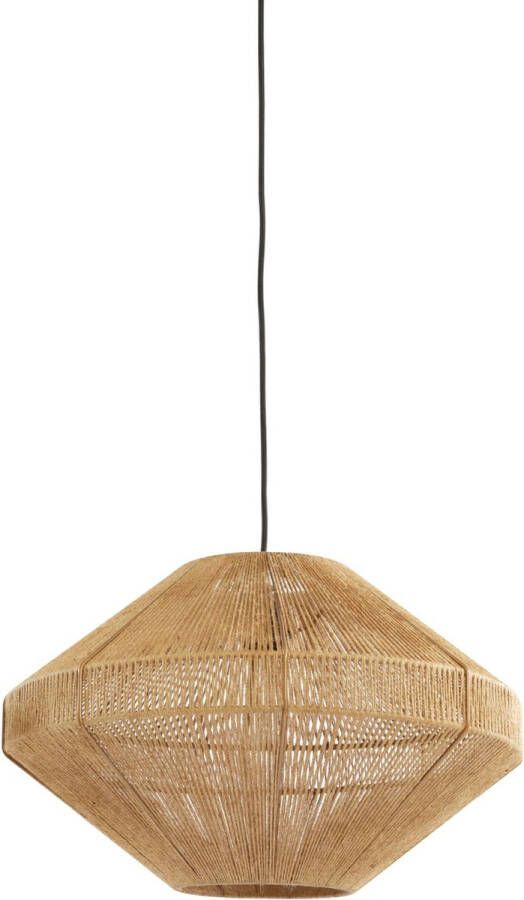 Light & Living Hanglamp Mallow Jute Ø50cm Botanisch Hanglampen Eetkamer Slaapkamer Woonkamer