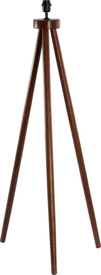 Light & Living Ilias Vloerlamp driepoot 52x52x122cm hout roodbruin Modern
