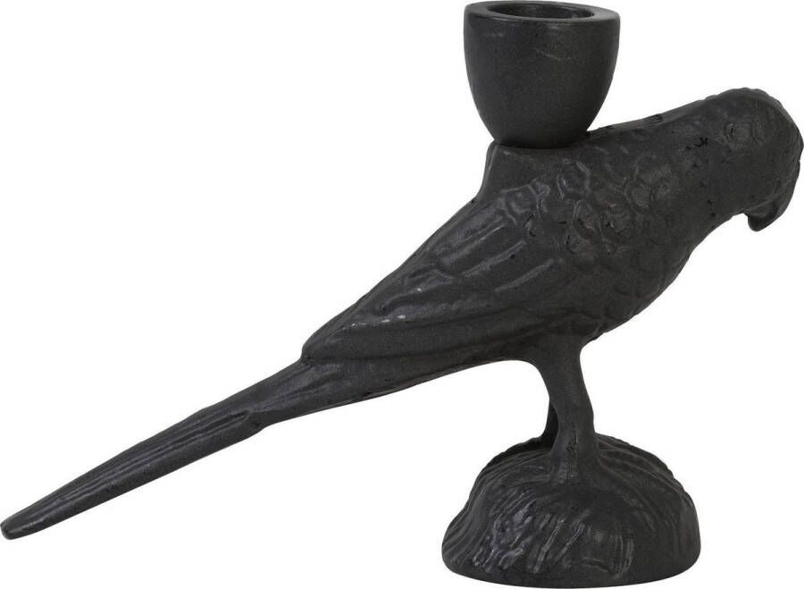 Light & Living Kandelaar Bird 12 cm mat zwart