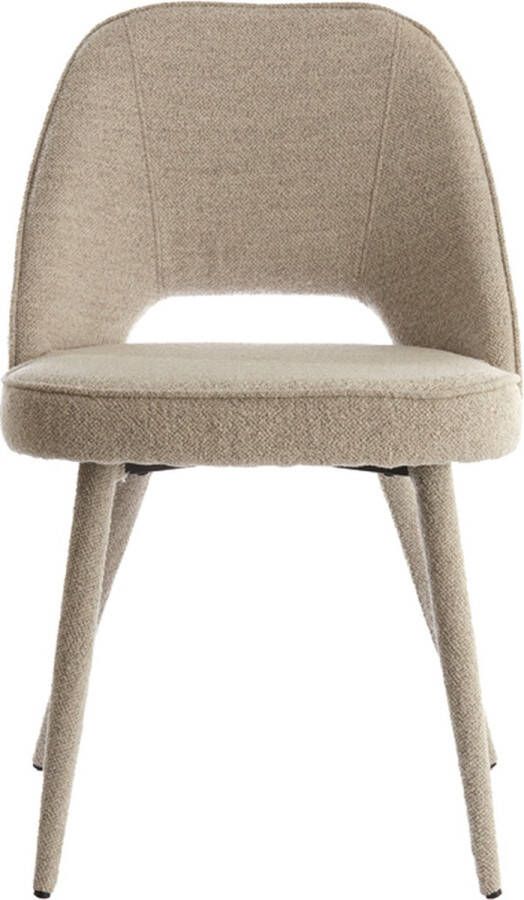 Light & Living Light&living Eetkamerstoel 57x51x84 cm DJESLIN licht grijs