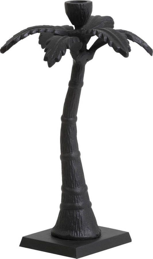 Light & Living Kandelaar Taxa Zwart Polyresin Zwart 32x21x0cm (hxbxd) Woonexpress