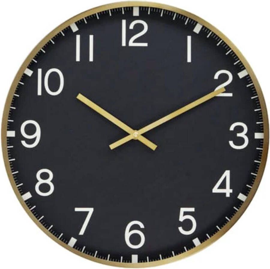 Light & Living Light&living Klok Ø53 cm TORRIA zwart+goud