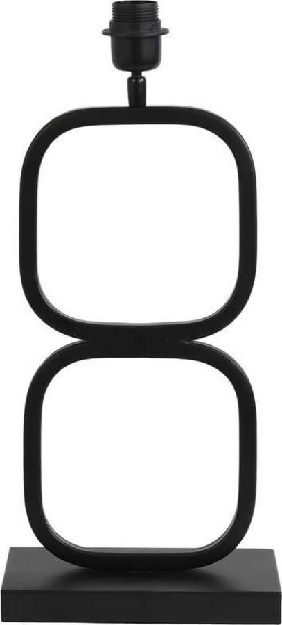 Light & Living Lampvoet Lutika Zwart 23x11 5x46cm Modern Woonkamer Slaapkamer
