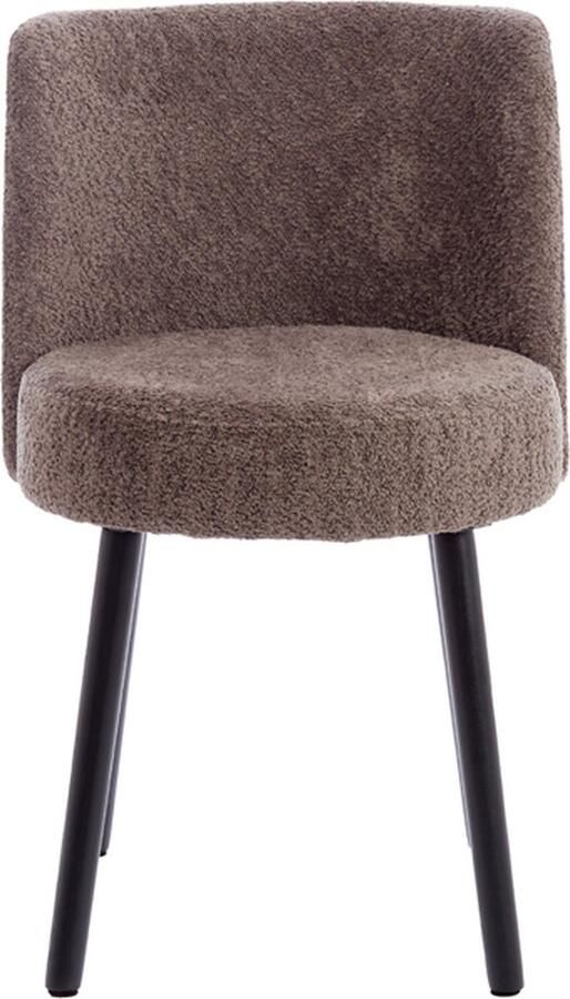 Light & Living Light&living Eetkamerstoel 56x47x79 cm ECKLEY bruin-zwart