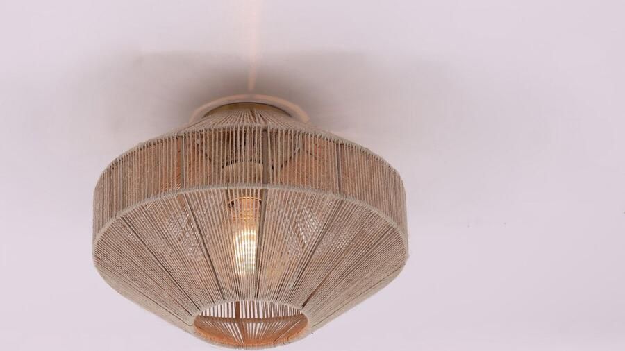 Light & Living plafondlamp Lyra Bruin Ø31cm Binnen Modern