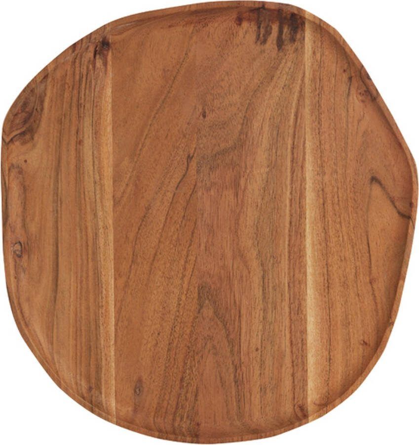 Light & Living Light&living Schaal 37 5x35x2 5 cm ROBINIA acacia hout olie bruin