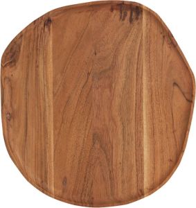 Light & Living Light&living Schaal 37 5x35x2 5 cm ROBINIA acacia hout olie bruin
