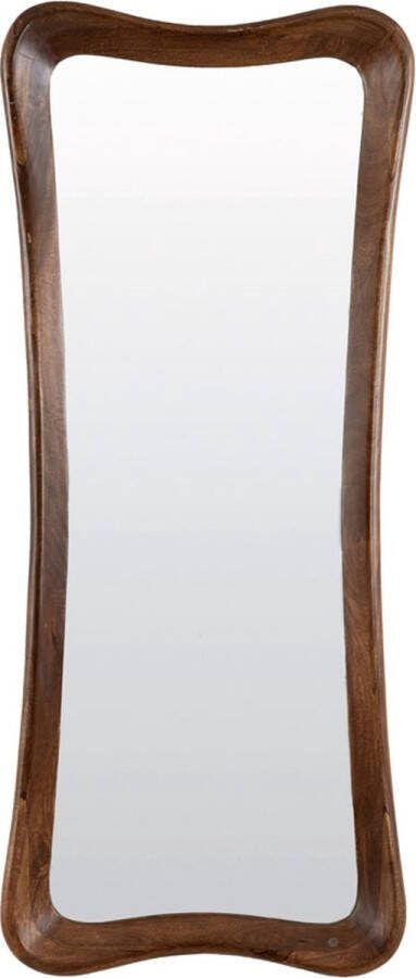 Light & Living Organische Spiegel Alamos Hout 160 x 68cm Roodbruin Passpiegel
