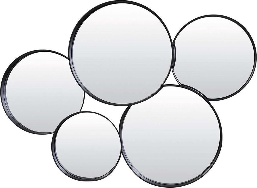 Light & Living Light&living Spiegel 76x11x60 cm SIANNA mat zwart