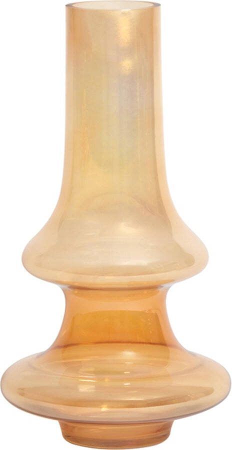 Light & Living Light&living Vaas Ø18 5x35 5 cm NIANA glas olie beige