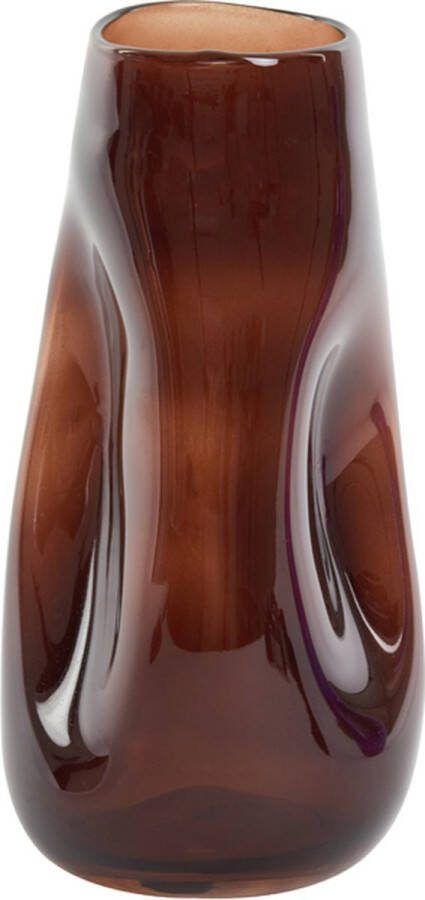 Light & Living Light&living Vaas Ø18x35 cm RANUA glas metallic bruin