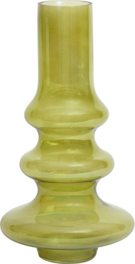 Light & Living Light&living Vaas Ø21 5x40 5 cm NIANA glas olie donker groen