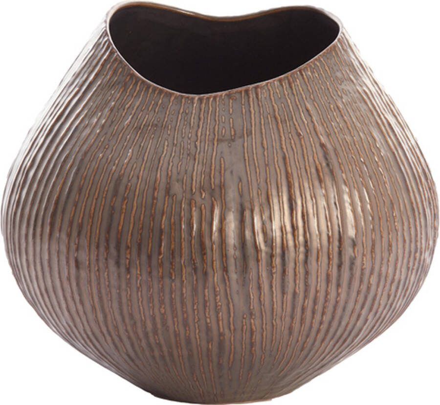 Light & Living Light&living Vaas Ø29x27 5 cm FILI keramiek brons