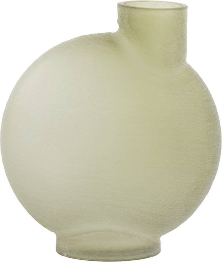 Light & Living Light&living Vaas 33x16 5x36 5 cm TORNA glas olijf groen