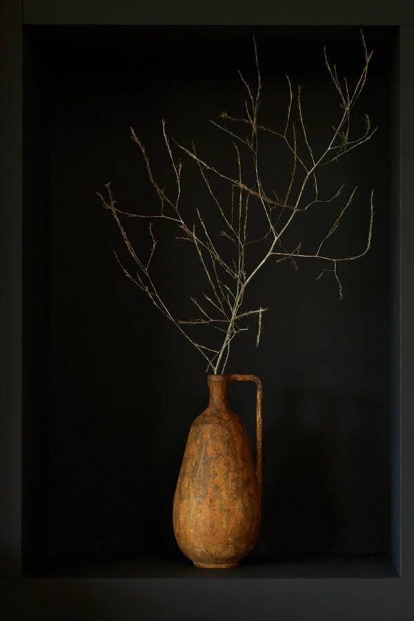 Light & Living Light&living Vaas deco 17x16 5x35 cm OSTRA roest