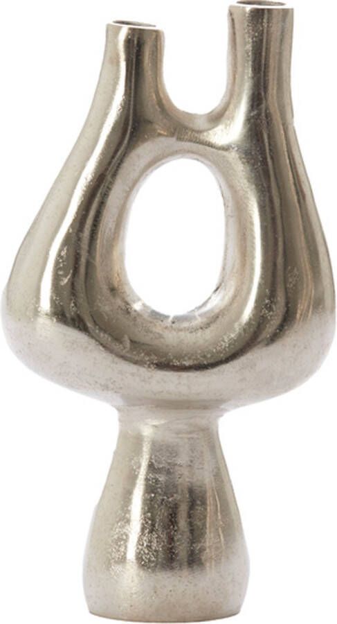 Light & Living Light&living Vaas deco 17x6x31 5 cm KOTANI ruw nikkel