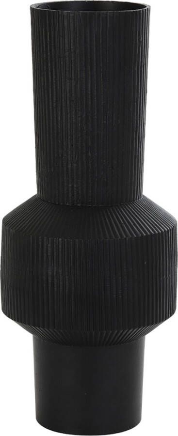 Light & Living Light&living Vaas deco Ø20x46 cm BENZO black pearl