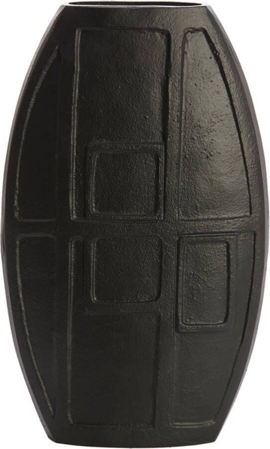 Light & Living Light&living Vaas deco 23x7x36 cm BOLANGI mat zwart