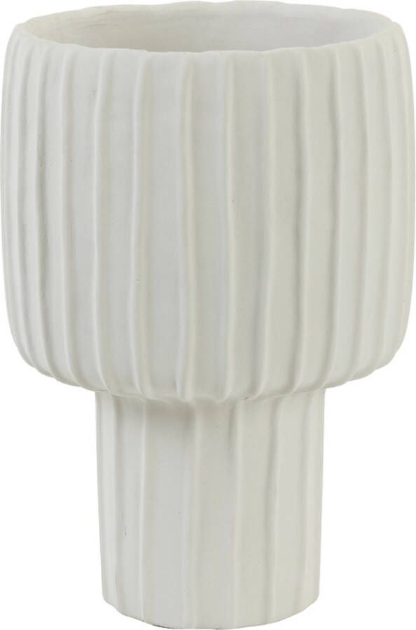 Light & Living Light&living Vaas deco Ø24x35 cm MAJA cement crème