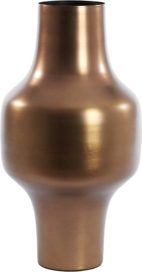 Light & Living Light&living Vaas deco Ø27x49 cm SINDO glanzend bruin brons