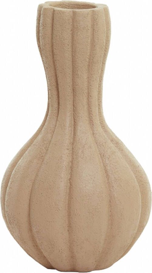 Light & Living Vaas Zucca Bruin Polyresin Cognac 48x29x29cm (hxbxd) Woonexpress