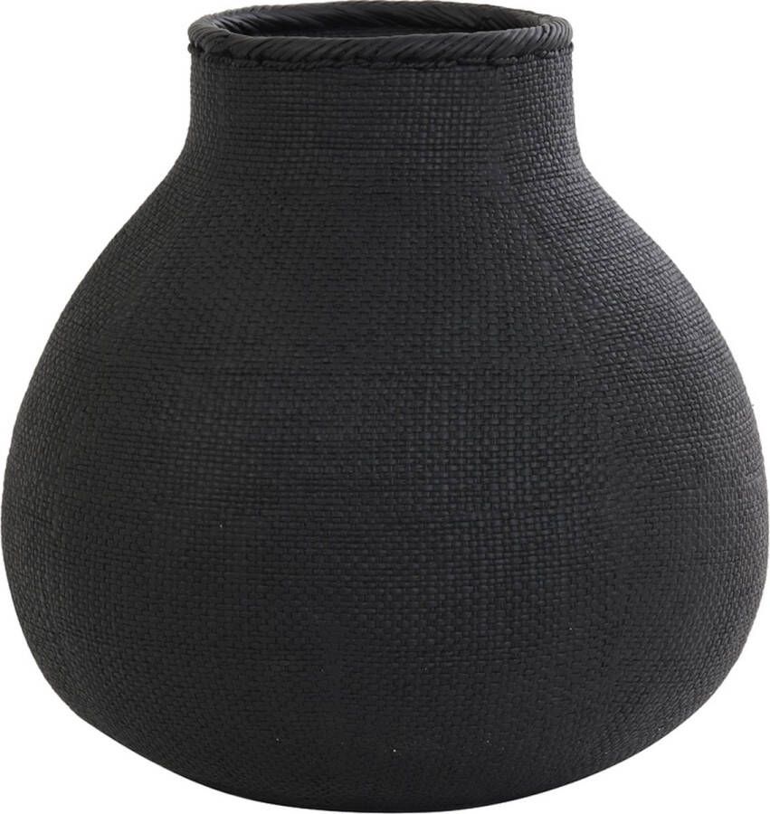 Light & Living Light&living Vaas deco Ø40x40 cm MUSINA zwart