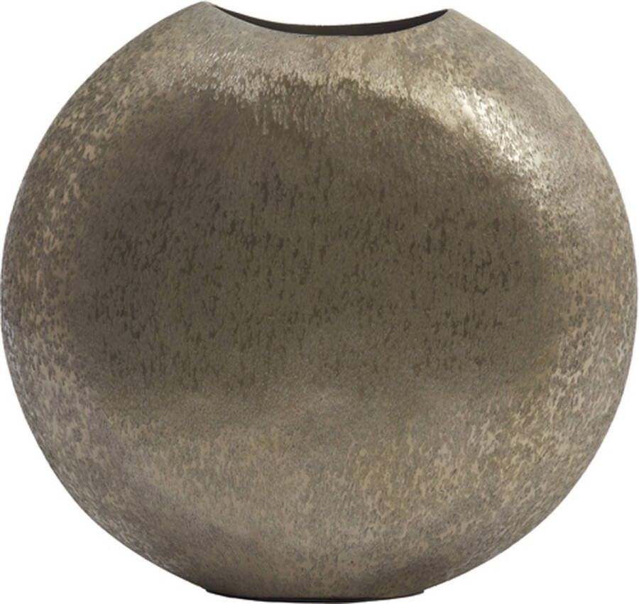 Light & Living Light&living Vaas deco 46x13x44 cm MAZAT metallic groen