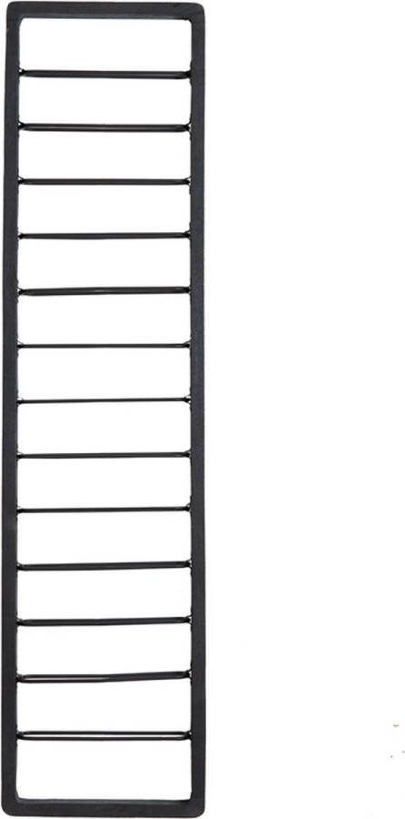 Light & Living Light&living Wijnrek 13 flessen 40x6x160 cm SORRENTO hout zwart+zwart