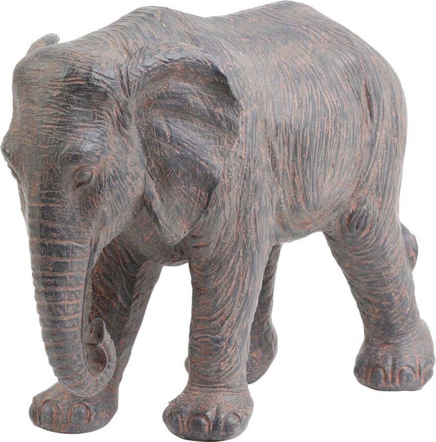 Light & Living Ornament 39x19x28 cm ELEPHANT roest bruin