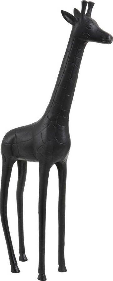 Light & Living Light&living Ornament 18x7 5x37 cm GIRAFFE mat zwart