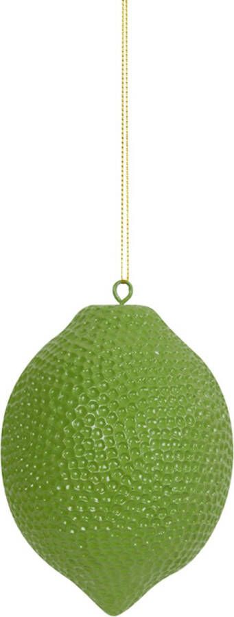 Light & Living Ornament hang Ø9x12 cm LEMON groen