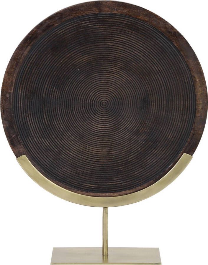 Light & Living Ornament op voet 45x12x57 cm KAMUDI hout bruin-antiek brons