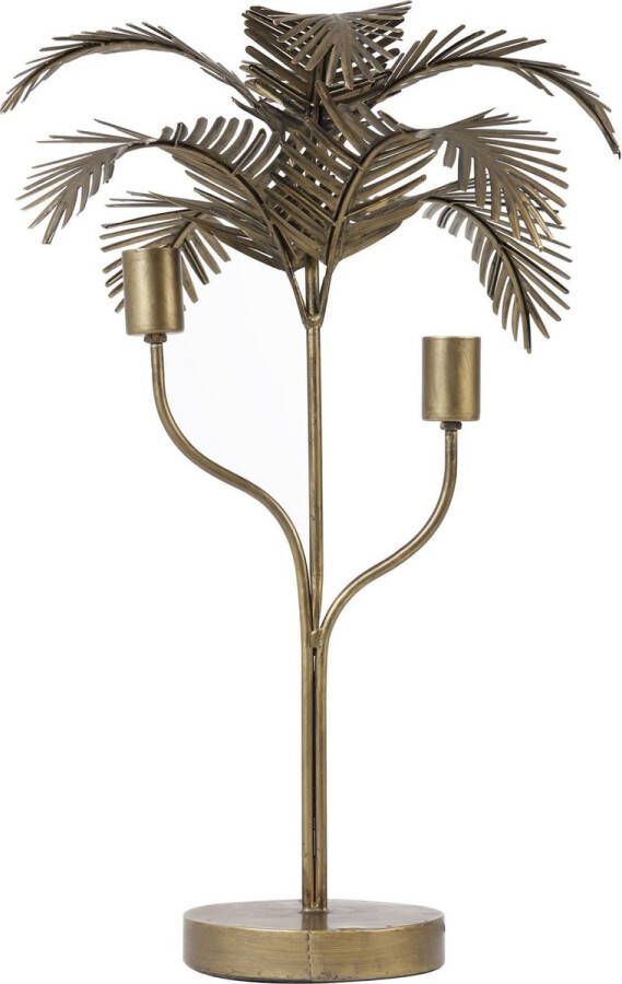 Light & Living Palm Tafellamp Antiek Brons Ø44x68 cm