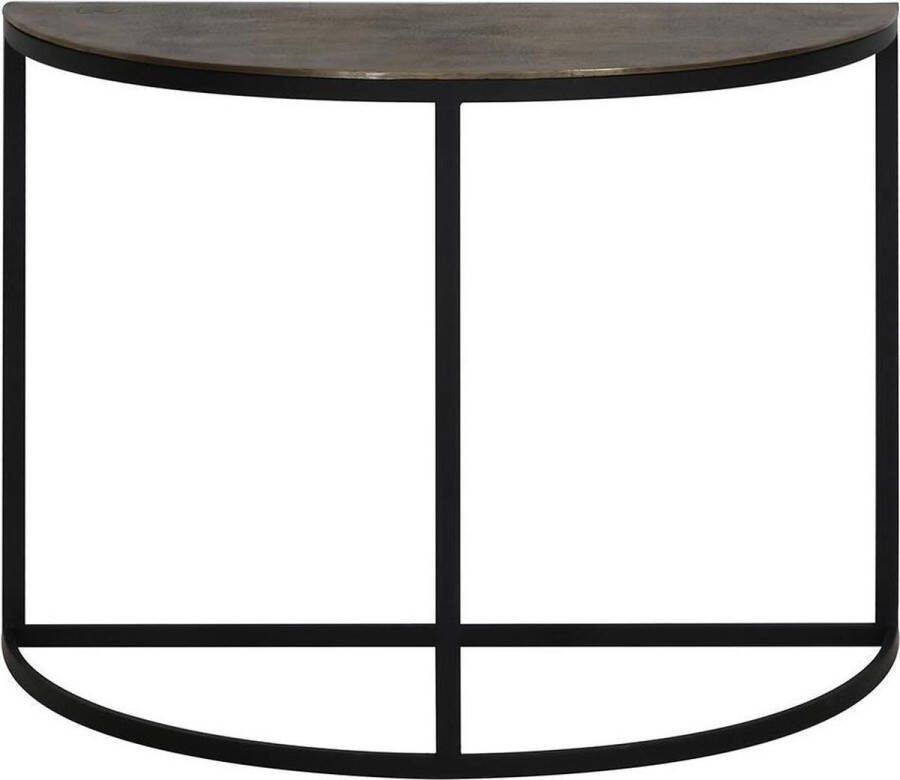 Light & Living Peto Side table Antiek Brons Zwart 100x42x76 cm