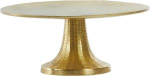 Light & Living Schaal Mokuna S Goud Metaal Goud 13x30x30cm (hxbxd) Woonexpress
