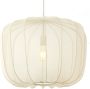 Light & Living Plumeria Hanglamp textiel 60x45 cm zand Modern - Thumbnail 1