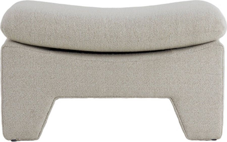 Light & Living Light&living Poef 80x40x48 5 cm DASHA beige