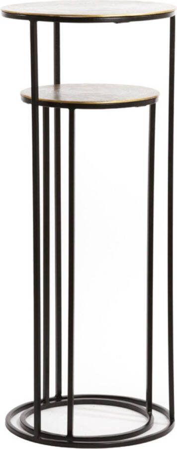 Light & Living Primo zuil set van 2 antiek brons zwart