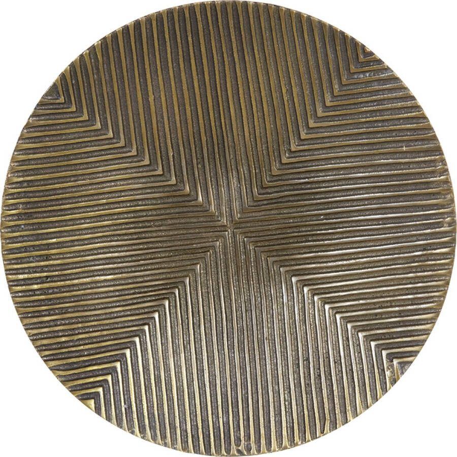 Light & Living Schaal Matancita Goud Metaal Antiek Brons 6x43x5cm (hxbxd) Woonexpress