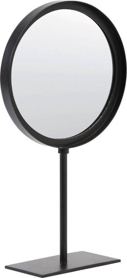 Light & Living Light&Living Spiegel LURI mat zwart rond 45 x 25 x 10