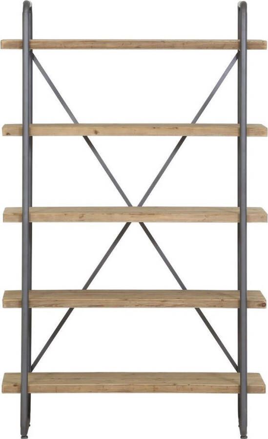 Light & Living Stellingkast CALLAO 5 laags 122x47x200 cm hout