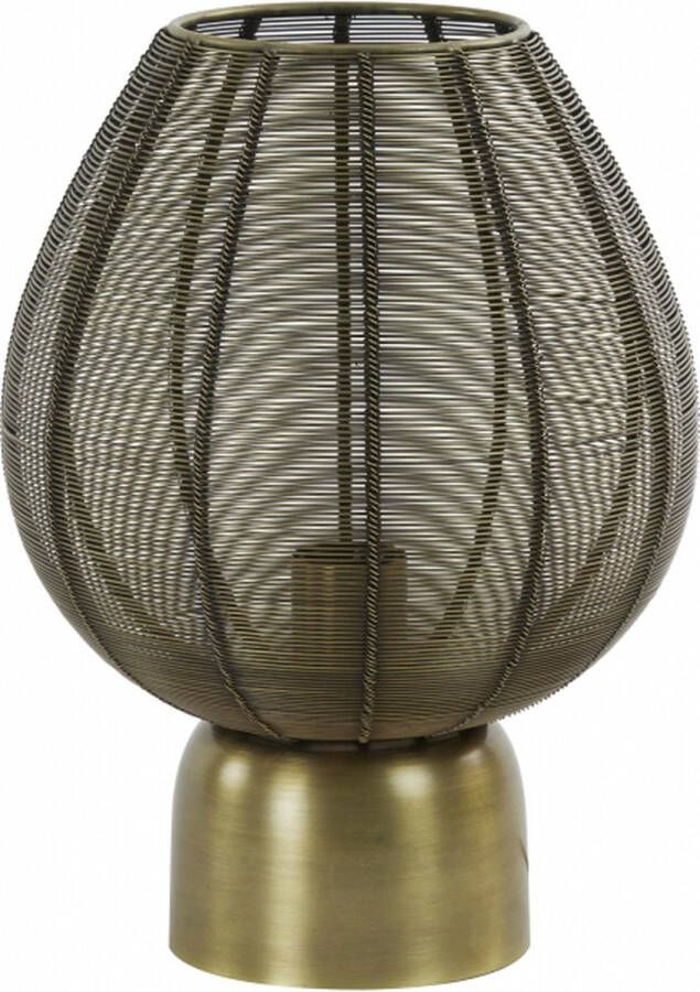 Light & Living Tafellamp Suneko S Goud Metaal Antiek Brons 34x25x25cm (hxbxd)